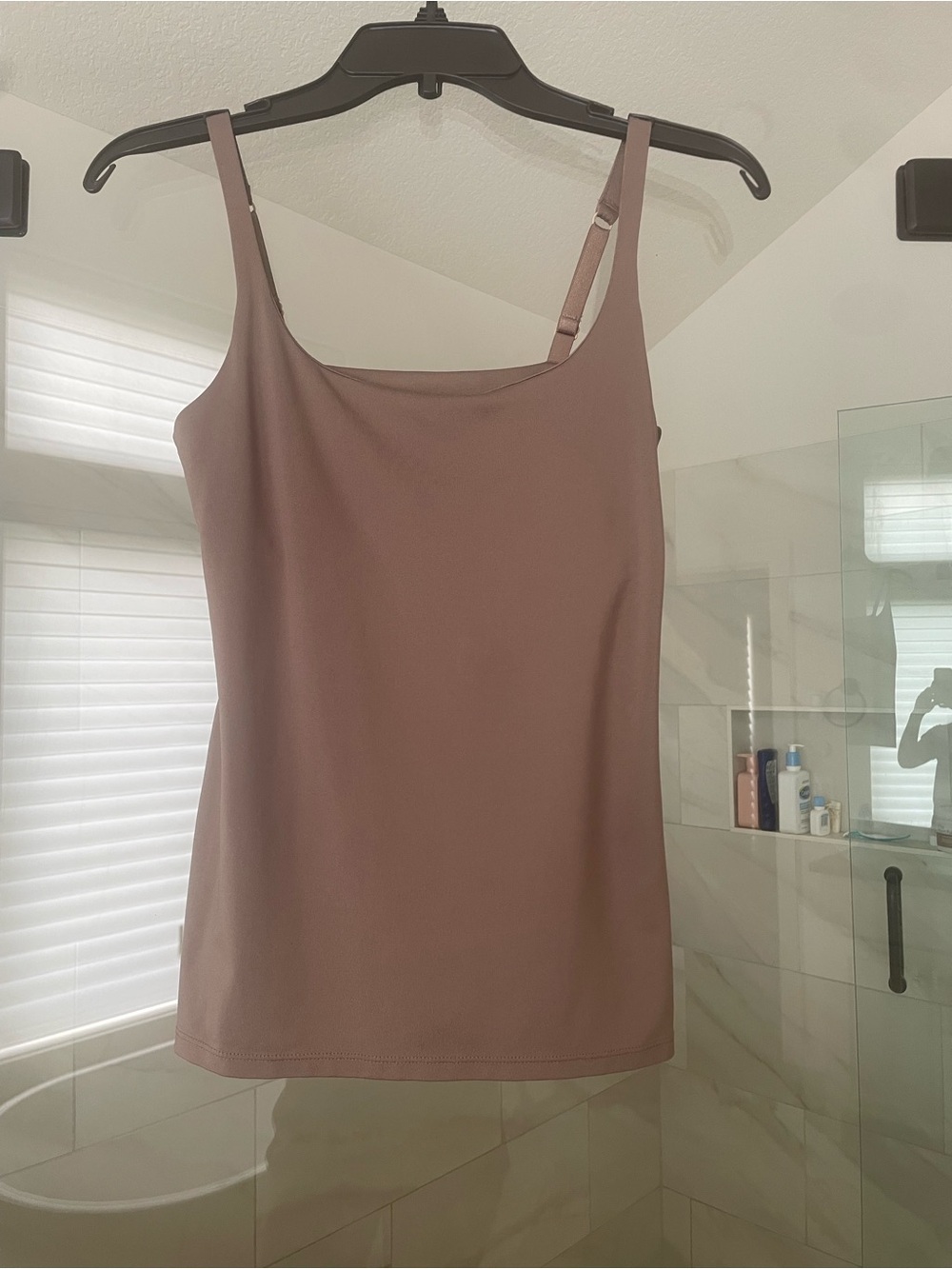 Women’s Olive green Tank Top - Sleeveless Scoop Neck
